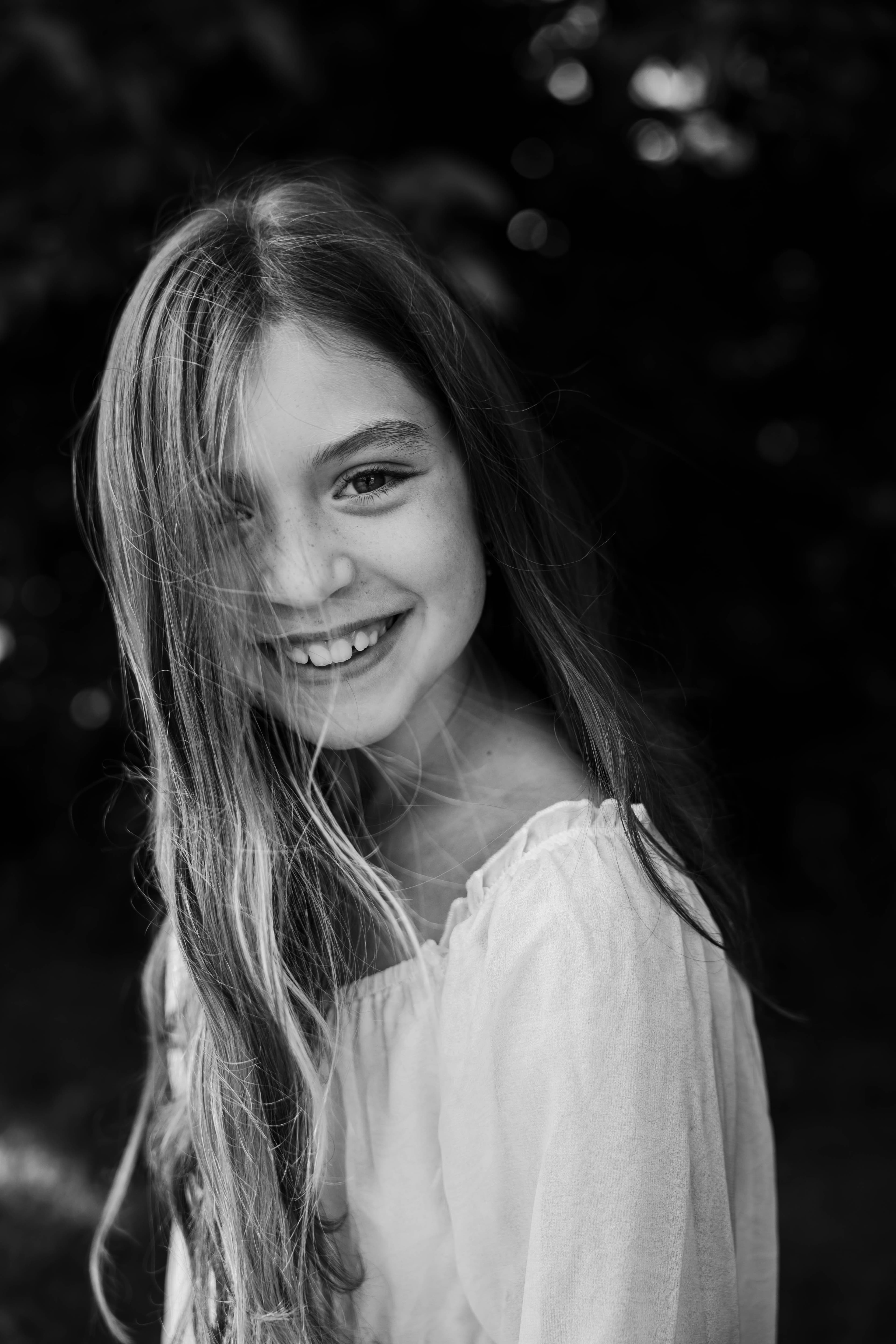 The Light Collection — black and white preset example